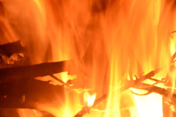 Fire in the fireplace, log fire, Costa Blanca, Spain