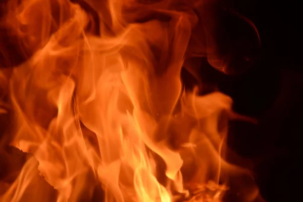 西班牙科斯塔布兰卡壁炉失火 原木失火 — 图库照片
