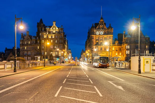 Edinburgh Stadtbild Bei Sonnenuntergang Edinburgh Schottland Vereinigtes Königreich — Stockfoto