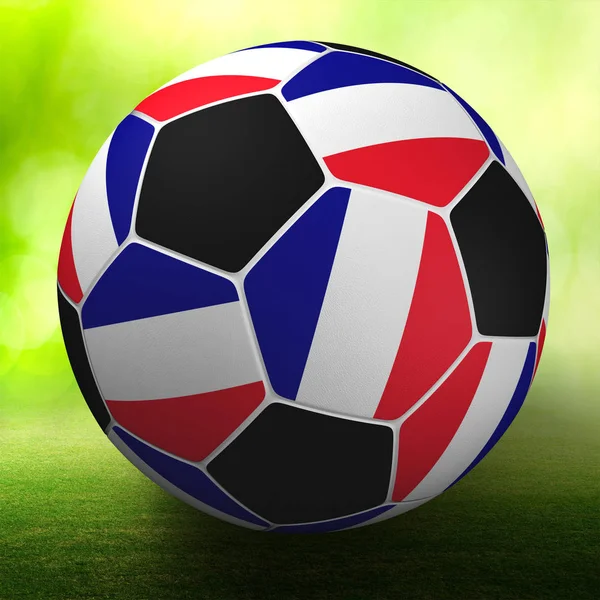 Frankrike Soccer Ball Rendering — Stockfoto