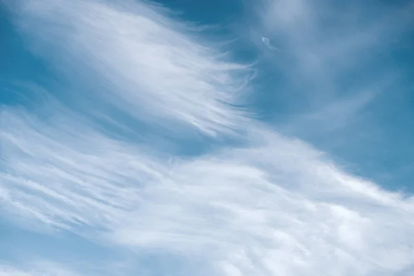 Błękitne Niebo Białe Chmury Lato Tle — Zdjęcie stockowe