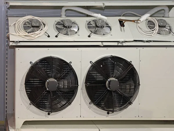 산업용 컨디셔 Hvac 직원들 — 스톡 사진