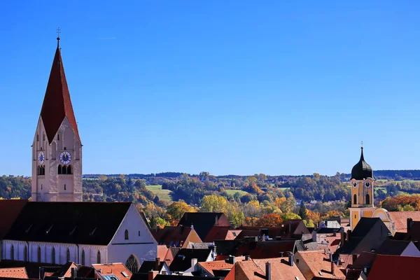 Привабливості Міста Кауфбеурен — стокове фото