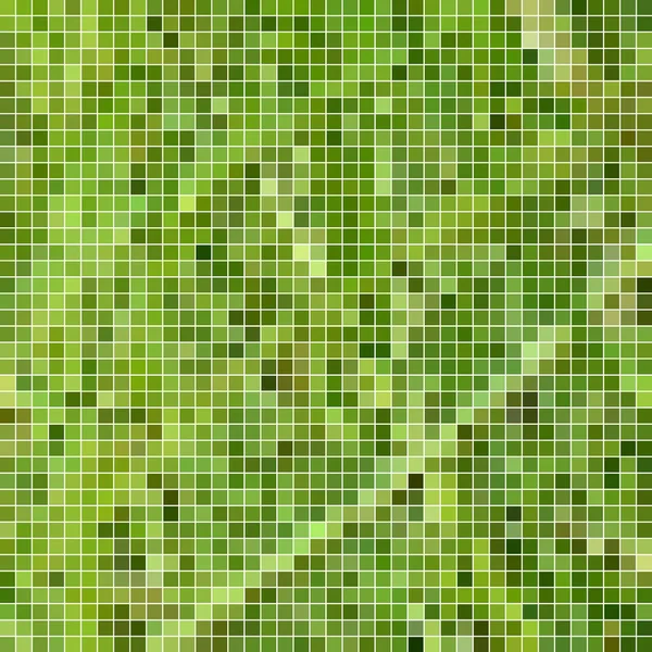 Abstract Square Pixel Mosaic Background Green — 스톡 사진