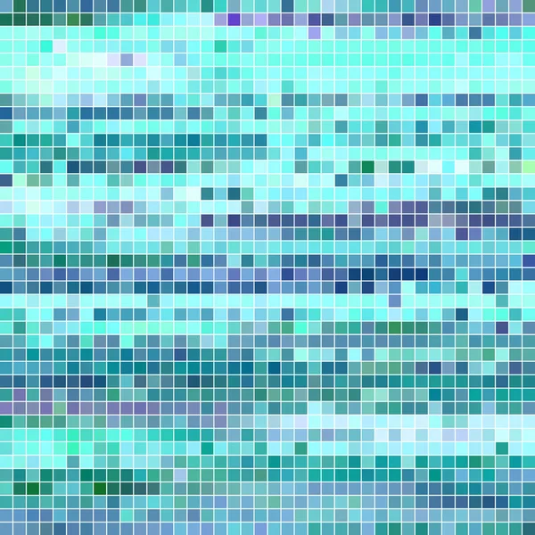 Resumo Quadrado Pixel Mosaico Fundo Azul — Fotografia de Stock