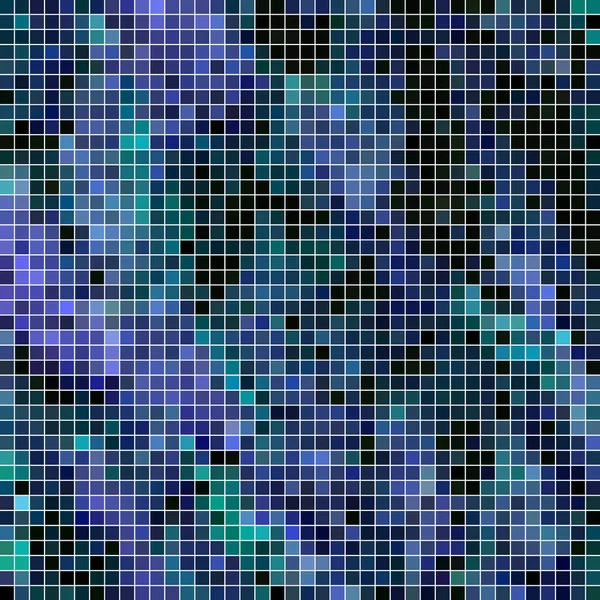 Abstrato Quadrado Pixel Mosaico Fundo Azul Violeta — Fotografia de Stock