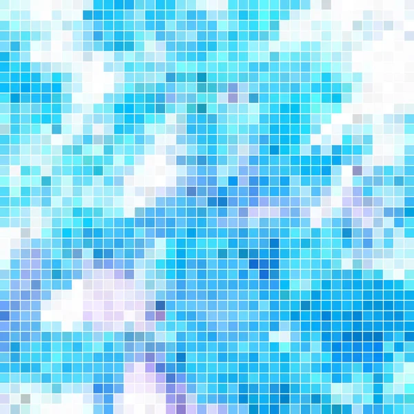 Abstract Square Pixel Mosaic Background Light Blue — Stock Photo, Image