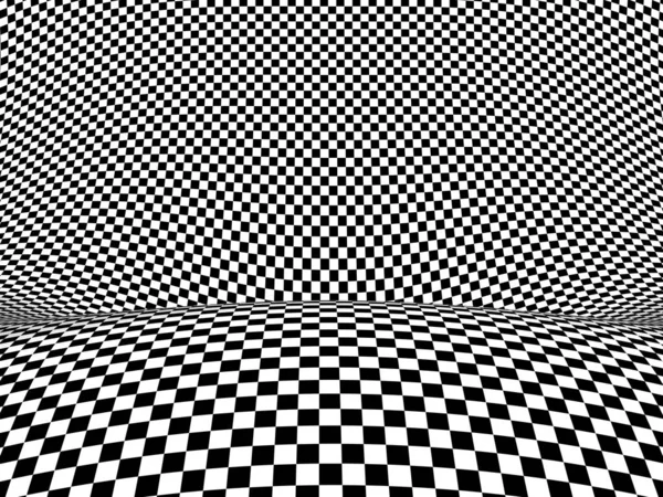 Ilusión Abstracta Blanco Negro — Foto de Stock