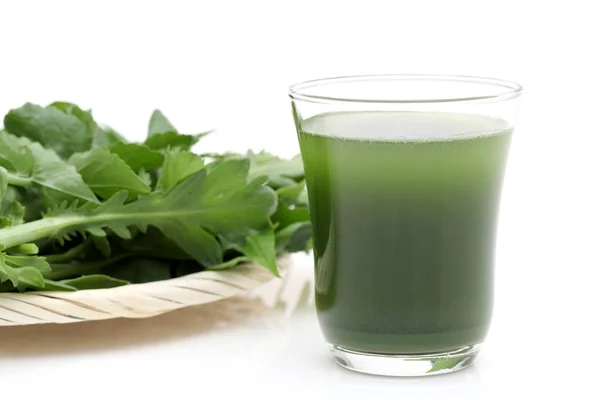 日本では青汁 あお汁 と呼ばれる野菜ジュース — ストック写真