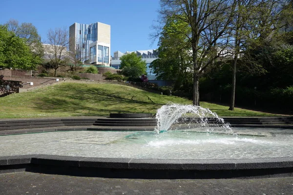 Vista Museo Abteiberg Moenchengladbach — Foto de Stock