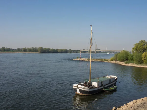 Речной Рейн Германии — стоковое фото