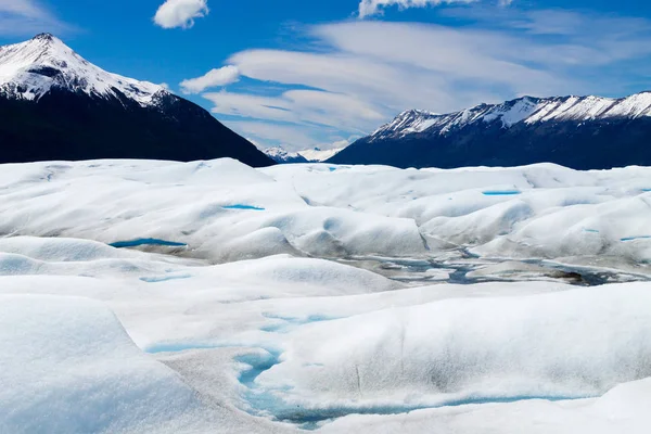 Caminhando Glaciar Perito Moreno Patagônia Argentina Paisagem Patagônia — Fotografia de Stock