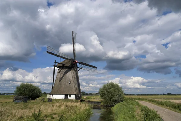 Oude Doornse Mühle Ist Eine Windmühle Der Nähe Von Almkerk — Stockfoto