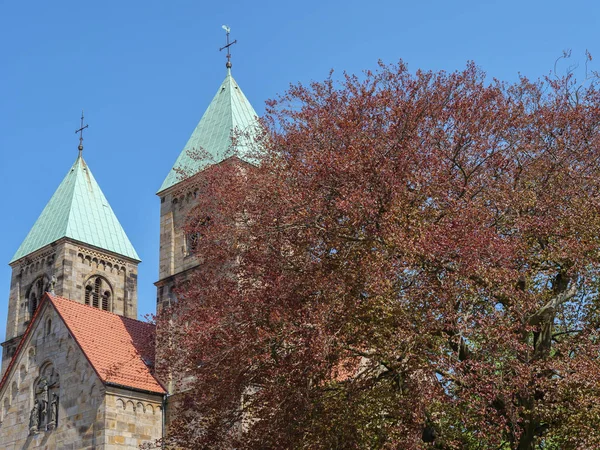 Malé Město Legden Německu — Stock fotografie