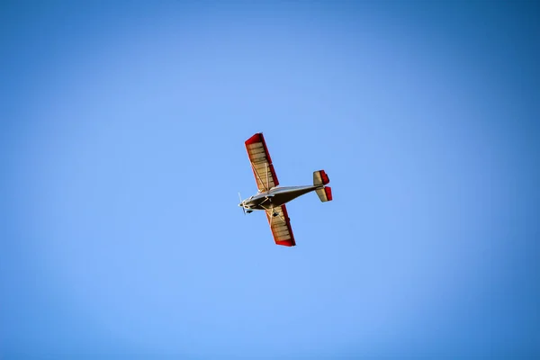 Malé Letadlo Modré Obloze — Stock fotografie