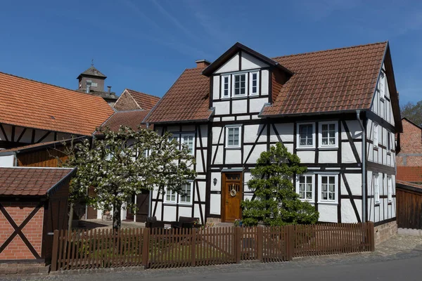 Casas Históricas Meia Madeira Hesse — Fotografia de Stock