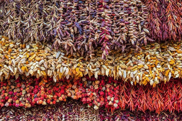 Getrocknete Pflanzen Auf Einem Markt Funchal Auf Madeira Portugal — Stockfoto