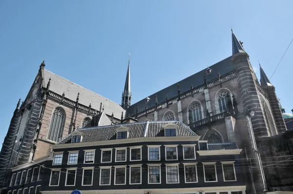 阿姆斯特丹的Nieuwe Kerk — 图库照片