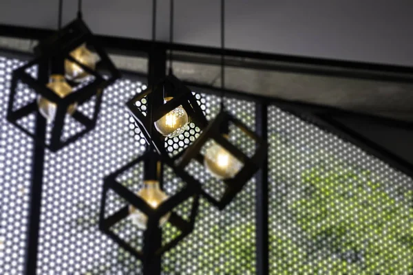 Kryty Vintage Światła Lampy Sufitowe Zdjęcie Stockowe — Zdjęcie stockowe