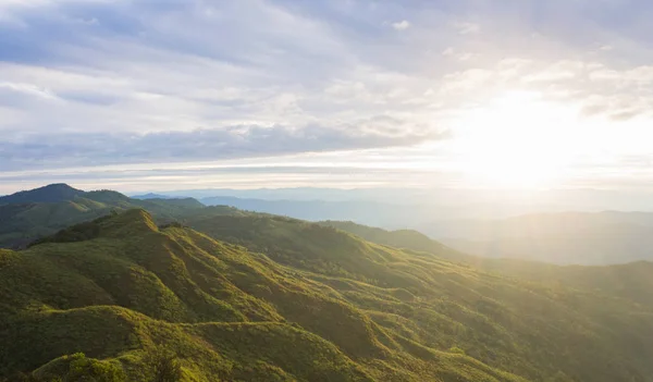 Manzara Phu Langka Dağı Ulusal Phayao Tayland Parkı Geniş Seyahat — Stok fotoğraf