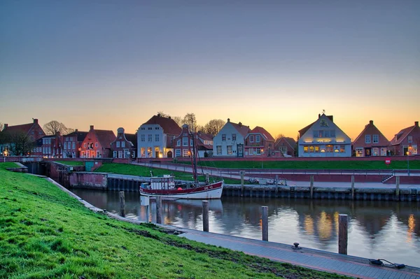 Geetsieler Hamn Kvällsljus — Stockfoto