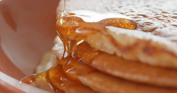 Pancake Maple Syrup — Stock Photo, Image