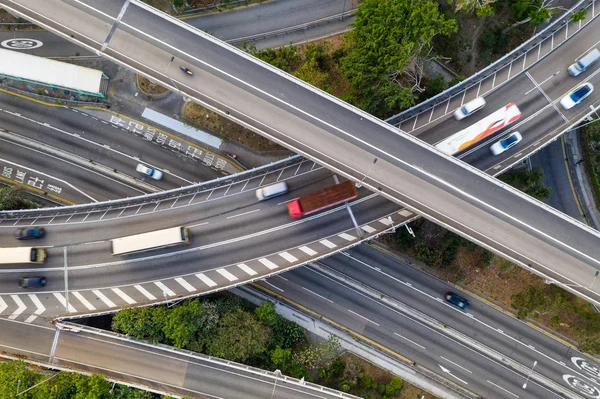 Top View Traffic — Stock Photo, Image