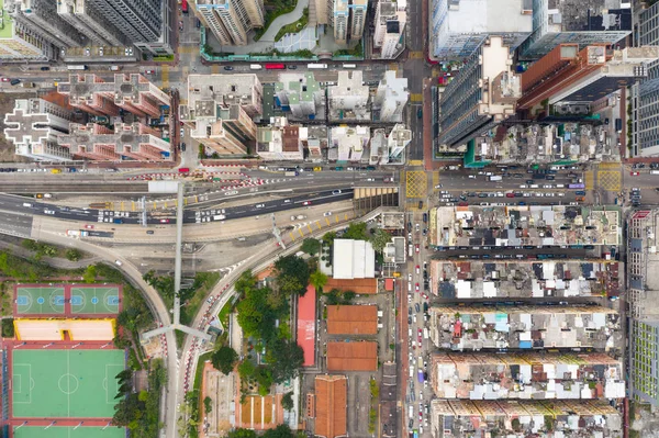 Kwa Wan Hongkong Duben 2019 Pohled Hongkong Městě — Stock fotografie