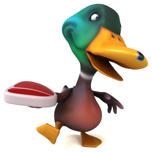 Fun duck - 3D Illustration