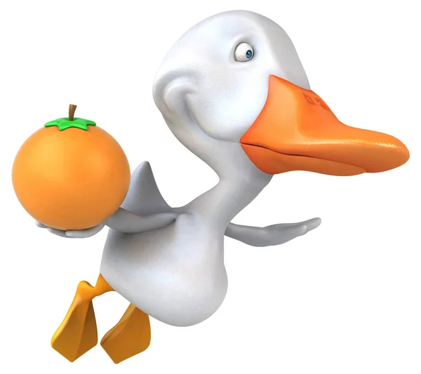 Fun Duck Illustratie — Stockfoto