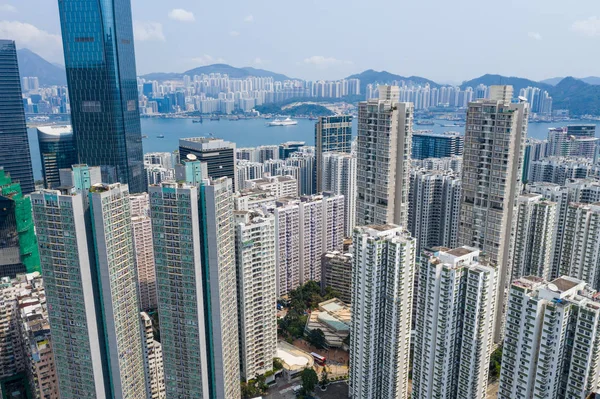 Tai Koo Χονγκ Κονγκ Μαρτίου 2019 Άποψη Της Πόλης Του — Φωτογραφία Αρχείου