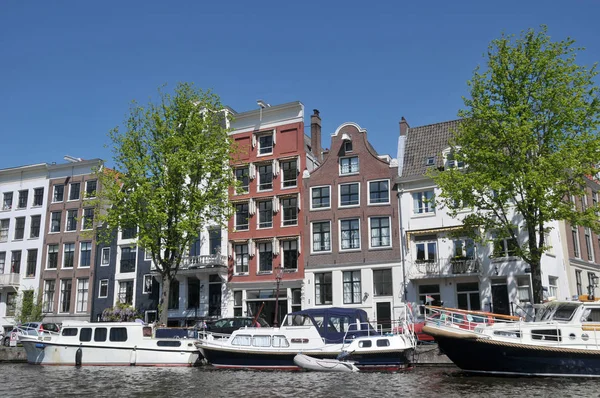 Графский Канал Амстердаме — стоковое фото