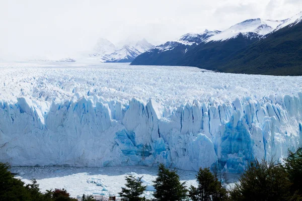 Perito Moreno Παγετώνας Άποψη Παταγονία Τοπίο Αργεντινή Παταγονικό Μνημείο — Φωτογραφία Αρχείου