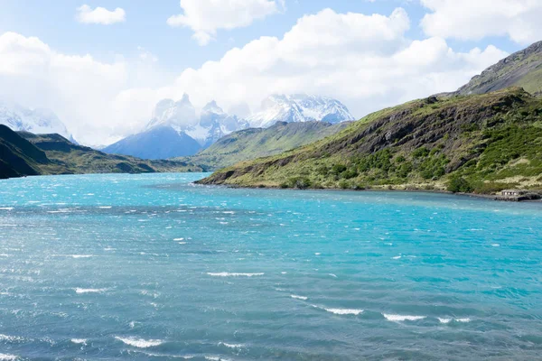 Torres Del Paine Nationalpark Landskap Chile Rio Paine Chilenska Patagonien — Stockfoto