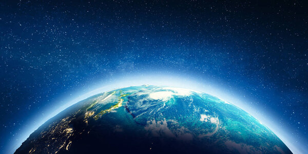 Japan Space Elements Image Furnished Nasa Rendering — Stock Photo, Image
