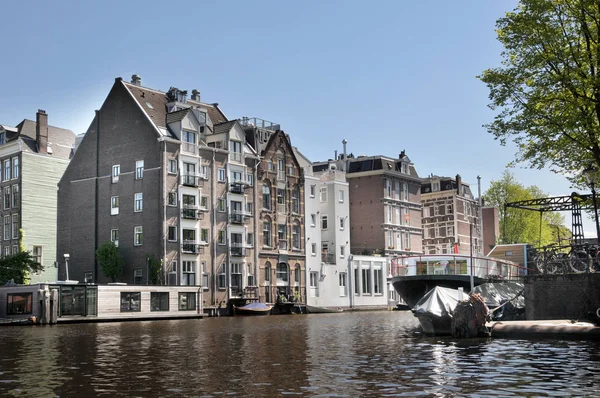 Amsterdam Gracht Kanal — Stok fotoğraf