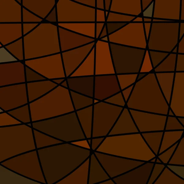Abstrakt Färgat Glas Mosaik Bakgrund Mörkbrun — Stockfoto
