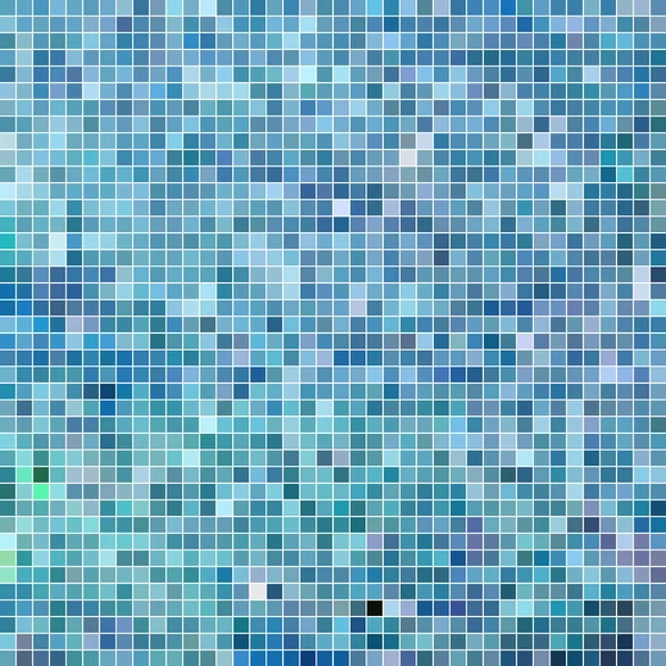 Astratto Quadrato Pixel Mosaico Sfondo Azzurro — Foto Stock