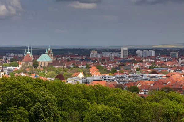 Die Stadt Erfurt Thüringen — Stockfoto