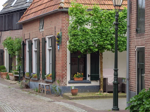 Μικρό Χωριό Bredevoort Στις Κάτω Χώρες — Φωτογραφία Αρχείου