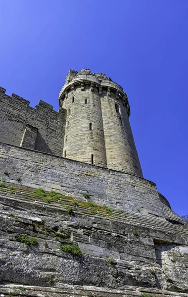 ウォリック城 シーザーの塔In Warwickshire United Kingdom 2019年4月21日 — ストック写真