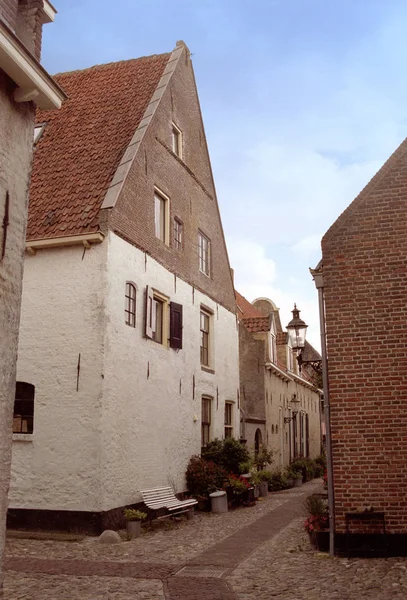 Verschillende Architectuur Kleurrijke Achtergrond — Stockfoto