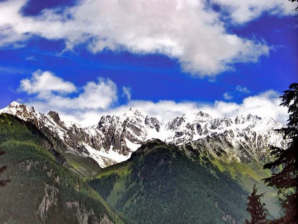 Looking Wildgrat Pitz Valley Tyrol Austria — Stock Photo, Image