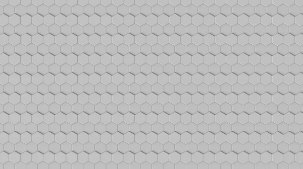 Renderização Fundo Abstrato Hexagonal Geométrico — Fotografia de Stock