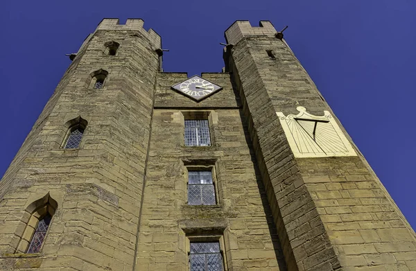 Warwick Castle Gatehouse Itt Warwick Warwickshire Egyesült Királyság Április 2019 — Stock Fotó