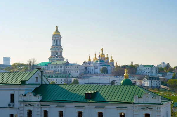 Kijev Pechersk Lavra Naplementekor Kiev Ukrajna — Stock Fotó