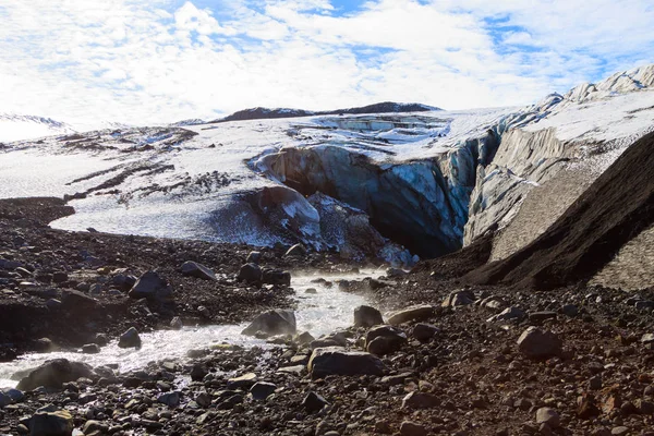 Glaciar Vatnajokull Cerca Del Área Kverfjoll Islandia Paisaje Montaña Kverkfjoll — Foto de Stock