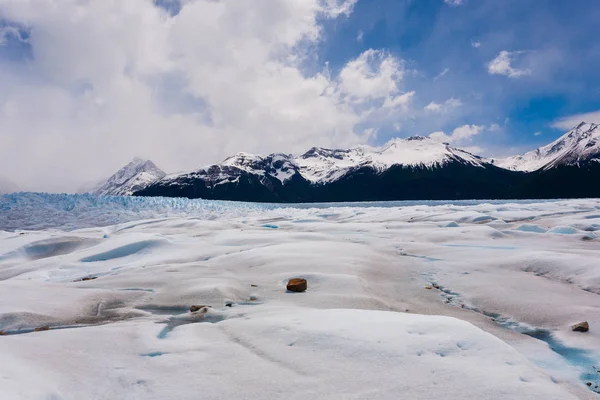 Vandring Perito Moreno Glaciär Patagonien Argentina Patagoniskt Landskap — Stockfoto