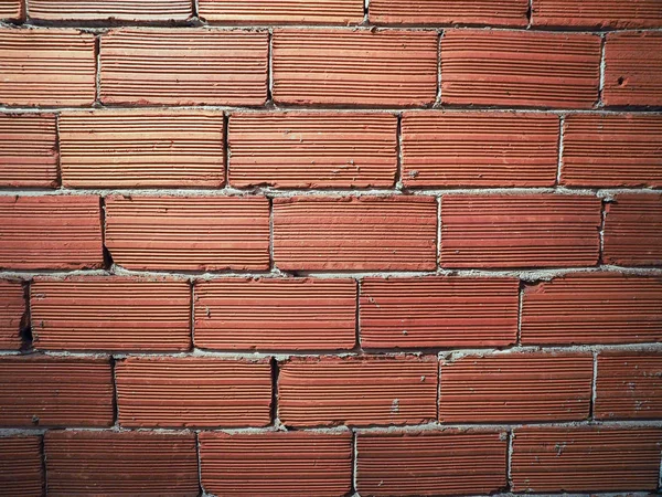 Rote Backsteinmauer Als Hintergrund Nützlich — Stockfoto