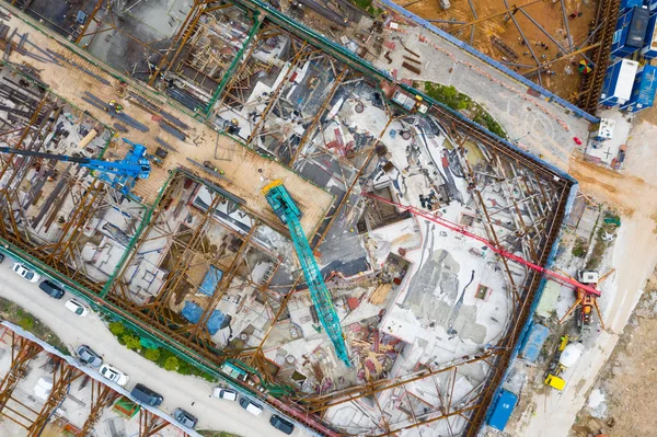 Kai Tak Hong Kong Abril 2019 Construcción — Foto de Stock